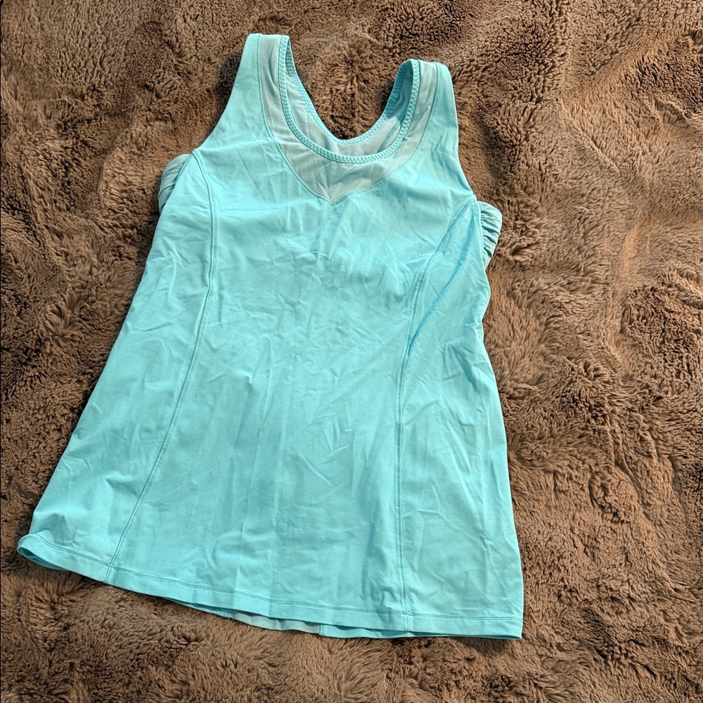 lululemon athletica Light Blue Tank Top